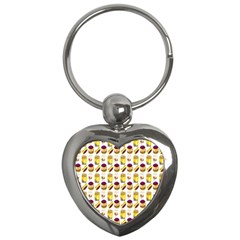 Hamburger And Fries Key Chains (heart)  by Simbadda