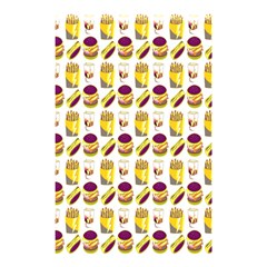 Hamburger And Fries Shower Curtain 48  X 72  (small)  by Simbadda