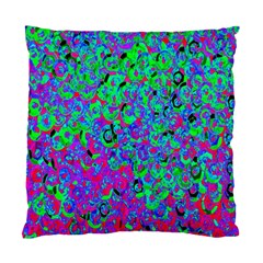 Green Purple Pink Background Standard Cushion Case (Two Sides)