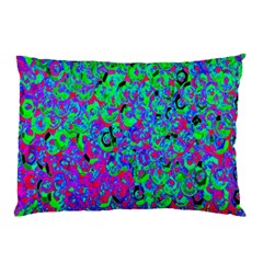 Green Purple Pink Background Pillow Case