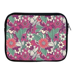 Seamless Floral Pattern Background Apple Ipad 2/3/4 Zipper Cases by TastefulDesigns