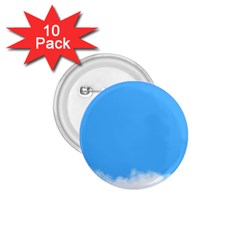 Blue Sky Clouds Day 1 75  Buttons (10 Pack)