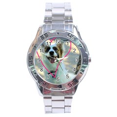 I Love You Stainless Steel Analogue Watch
