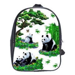 Cute Panda Cartoon School Bags(large)  by Simbadda