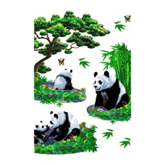 Cute Panda Cartoon Shower Curtain 48  X 72  (small) 