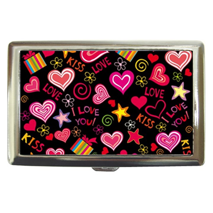 Love Hearts Sweet Vector Cigarette Money Cases