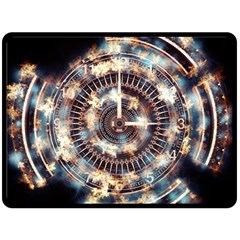 Science Fiction Background Fantasy Fleece Blanket (large) 