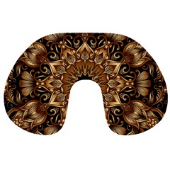 3d Fractal Art Travel Neck Pillows