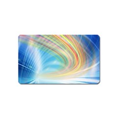 Glow Motion Lines Light Magnet (name Card) by Alisyart