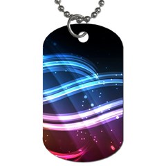 Illustrations Color Purple Blue Circle Space Dog Tag (one Side) by Alisyart