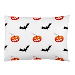 Halloween Seamless Pumpkin Bat Orange Black Sinister Pillow Case 26.62 x18.9  Pillow Case