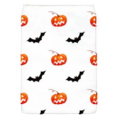 Halloween Seamless Pumpkin Bat Orange Black Sinister Flap Covers (s) 