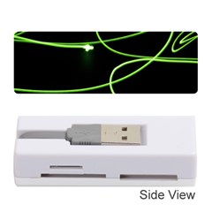 Light Line Green Black Memory Card Reader (stick) 