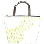 Leaves Leaf Green Fly Landing Bucket Bags Front