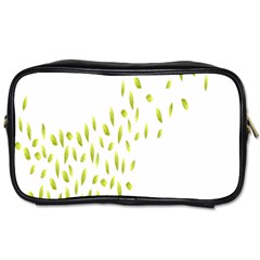 Leaves Leaf Green Fly Landing Toiletries Bags