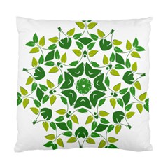 Leaf Green Frame Star Standard Cushion Case (one Side)