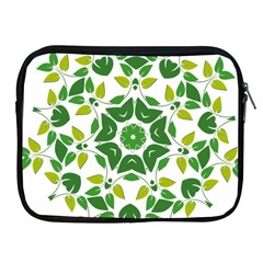 Leaf Green Frame Star Apple Ipad 2/3/4 Zipper Cases by Alisyart