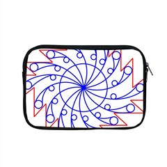 Line  Red Blue Circle Apple Macbook Pro 15  Zipper Case by Alisyart