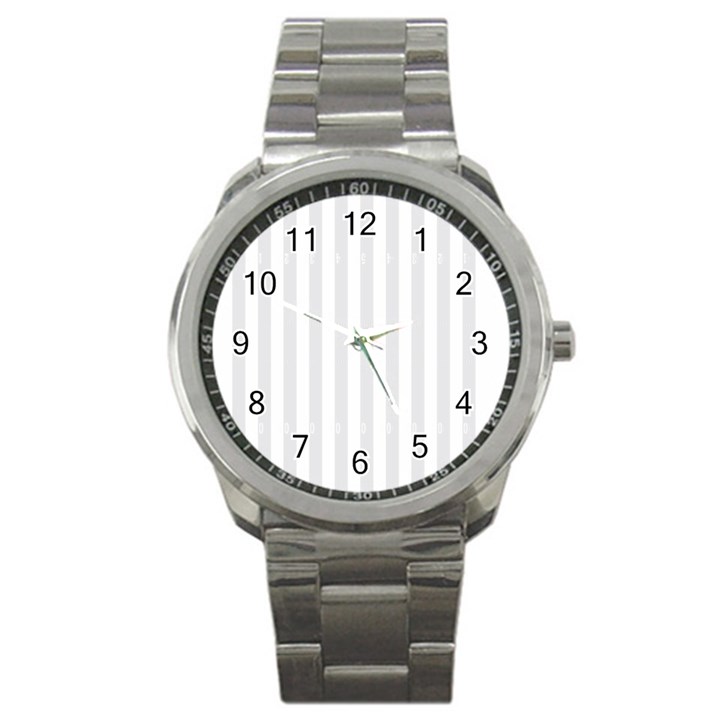 Main Field Football Sport Gray Sport Metal Watch