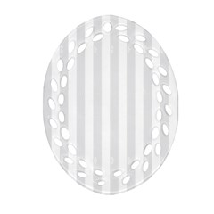 Main Field Football Sport Gray Ornament (oval Filigree)