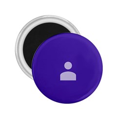 Man Grey Purple Sign 2 25  Magnets