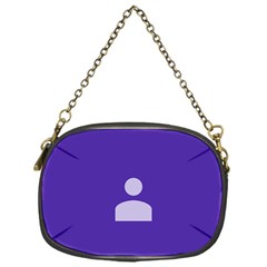 Man Grey Purple Sign Chain Purses (one Side)  by Alisyart