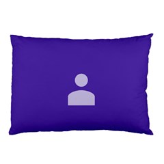 Man Grey Purple Sign Pillow Case