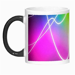 Lines Wavy Ight Color Rainbow Colorful Morph Mugs by Alisyart