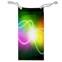 Lines Wavy Ight Color Rainbow Colorful Jewelry Bag by Alisyart