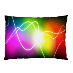 Lines Wavy Ight Color Rainbow Colorful Pillow Case