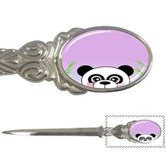 Panda Happy Birthday Pink Face Smile Animals Flower Purple Green Letter Openers