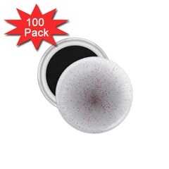 Physical Chemistry Circle Red Grey 1 75  Magnets (100 Pack)  by Alisyart