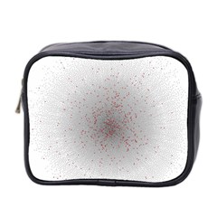 Physical Chemistry Circle Red Grey Mini Toiletries Bag 2-side by Alisyart