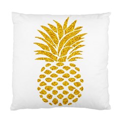 Pineapple Glitter Gold Yellow Fruit Standard Cushion Case (one Side)