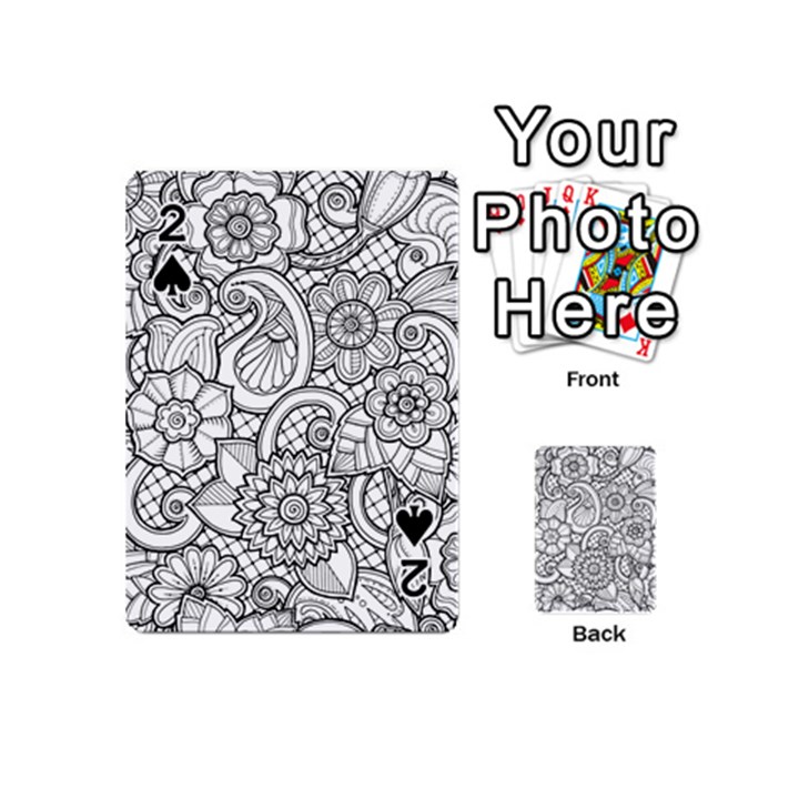 These Flowers Need Colour! Playing Cards 54 (Mini) 