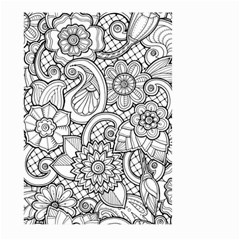 These Flowers Need Colour! Large Garden Flag (two Sides) by Simbadda