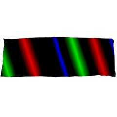 Multi Color Neon Background Body Pillow Case (dakimakura) by Simbadda