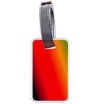 Multi Color Pattern Background Luggage Tags (One Side)  Front