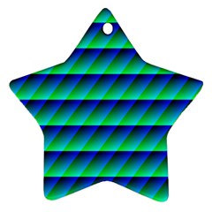 Background Texture Structure Color Star Ornament (Two Sides)