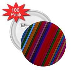 Color Stripes Pattern 2 25  Buttons (100 Pack) 