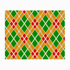 Colorful Color Pattern Diamonds Small Glasses Cloth (2-side) by Simbadda