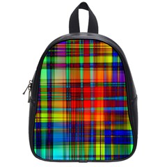 Abstract Color Background Form School Bags (small)  by Simbadda
