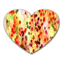 Background Color Pattern Abstract Heart Mousepads