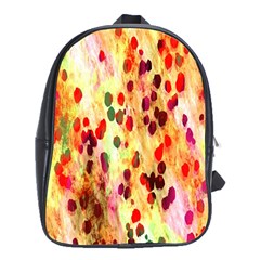 Background Color Pattern Abstract School Bags (xl) 