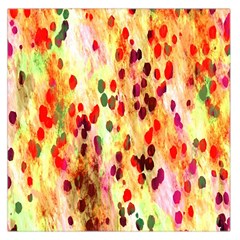 Background Color Pattern Abstract Large Satin Scarf (square) by Simbadda