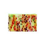 Background Color Pattern Abstract Cosmetic Bag (XS) Back