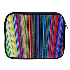 Multi Colored Lines Apple Ipad 2/3/4 Zipper Cases by Simbadda