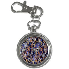 Pattern Color Design Texture Key Chain Watches