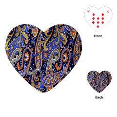 Pattern Color Design Texture Playing Cards (Heart) 