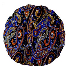 Pattern Color Design Texture Large 18  Premium Round Cushions